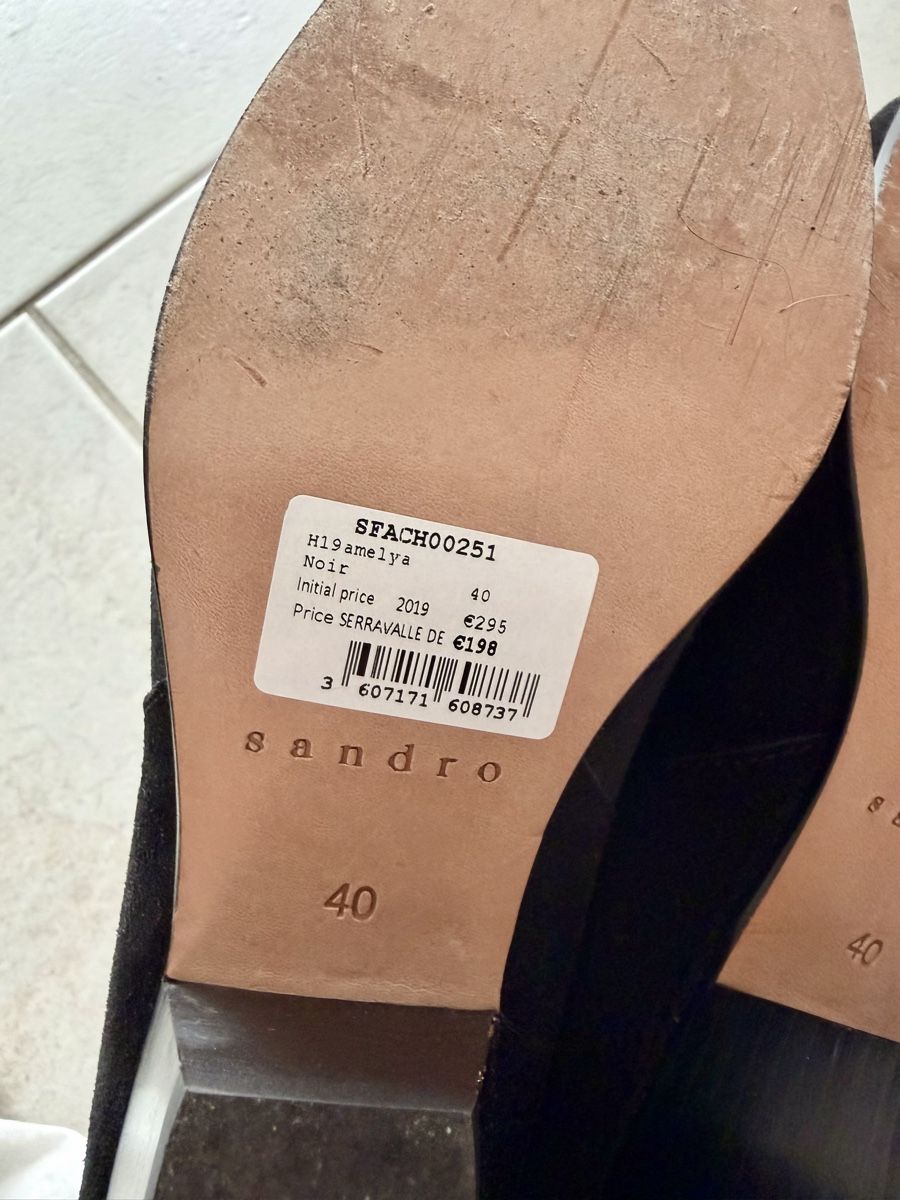 Sandro Scarpe da donna: Sandro Boots black suede size 40 new – Nuovo (secondo la descrizione) da Arni AG venduto da LunaMeadow 1