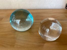 Glaskugeln Briefbeschwerer
