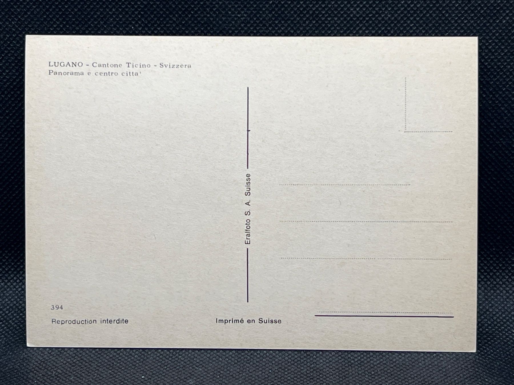 Cartes postales: Lugano Centro: Panorama e centro città – D'occasion à Widnau par Brusi9 1