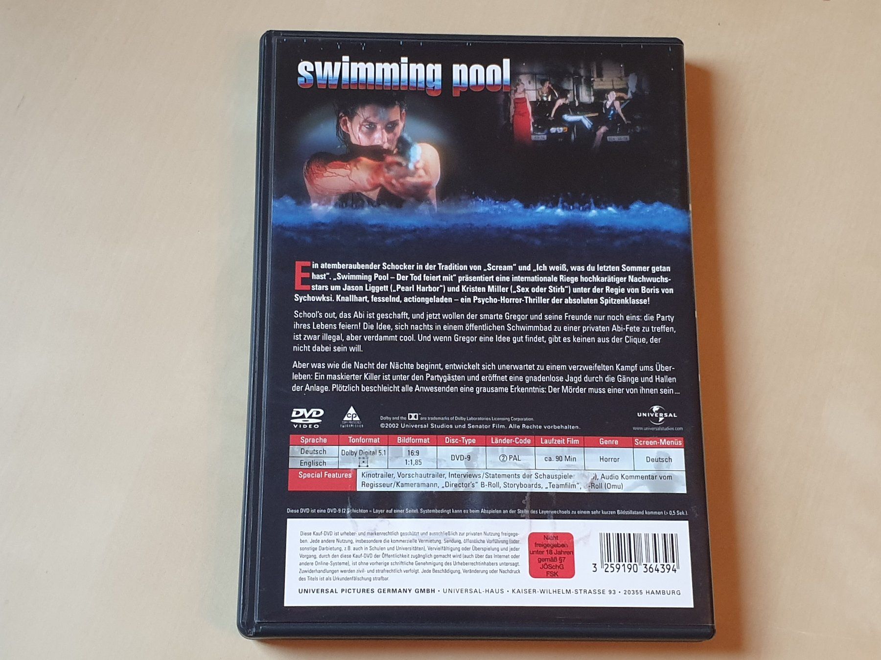 Alle DVDs: Swimming Pool – Gebraucht aus Stansstad von collectorsshop 1