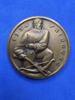 Médaille de tir Fribourg 1934, originale et rare!