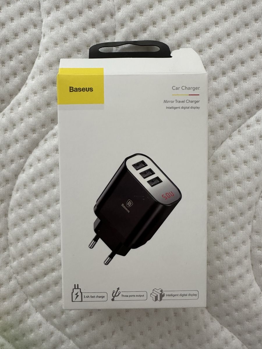 Baseus Batterie-Ladegeräte: Baseus Car Charger mit 3 USB Anschlüssen – Neu und originalverpackt aus Baar von fra_frr7