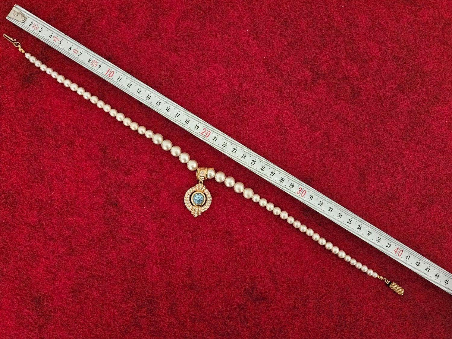 Catenine: Perlenkette mit Anhänger Schmuck Vintage – Nuovo (secondo la descrizione) da Menziken venduto da sura76 4