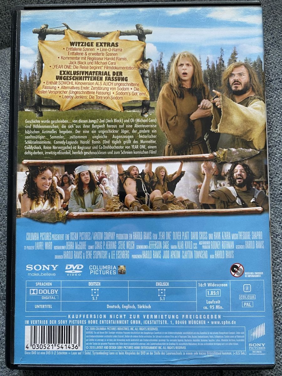 Tutti i DVDs: Year One - Aller Anfang ist schwer – Usato da Gasel venduto da Ntomate 1