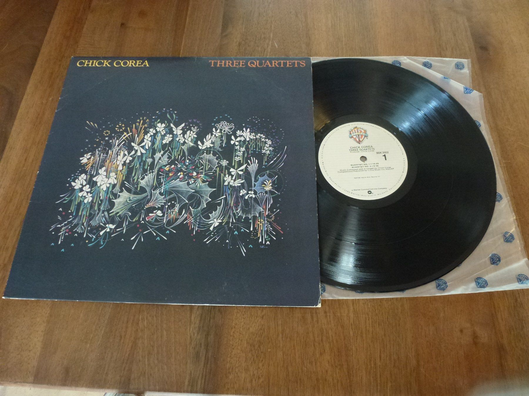 Vinyles: Chick Corea - Three Quartets,  LP Jazz – D'occasion à Widen par DexterGordon
