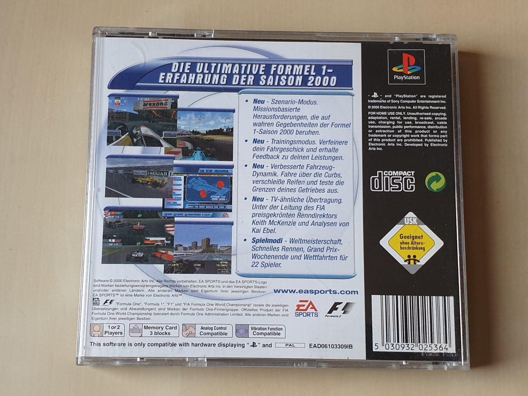 Sony Giochi: F1 Championship Season 2000 – Usato da Stansstad venduto da collectorsshop 1
