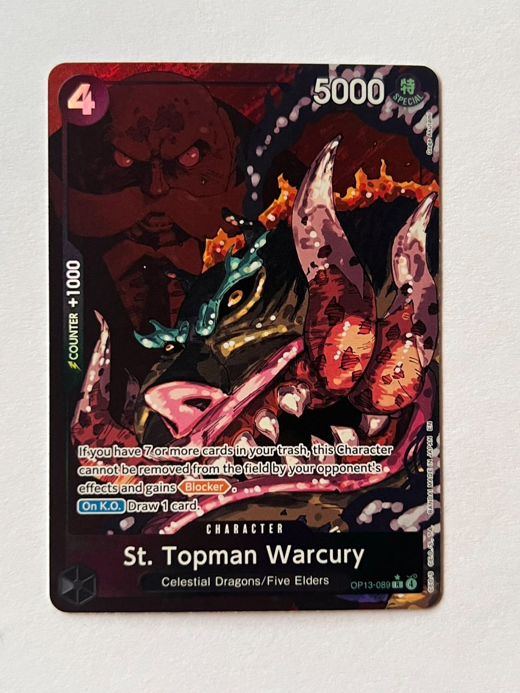 Bandai Carte collezionabili: St. Topman Warcury - OP13-089 – Usato da Ilanz venduto da caui
