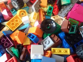 sehr viele LEGO Steine bunt gemischt Kiloware (B)