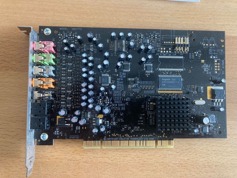 Soundkarte Creative Labs Sound Blaster / Modell SB0770 👍 | Kaufen auf ...