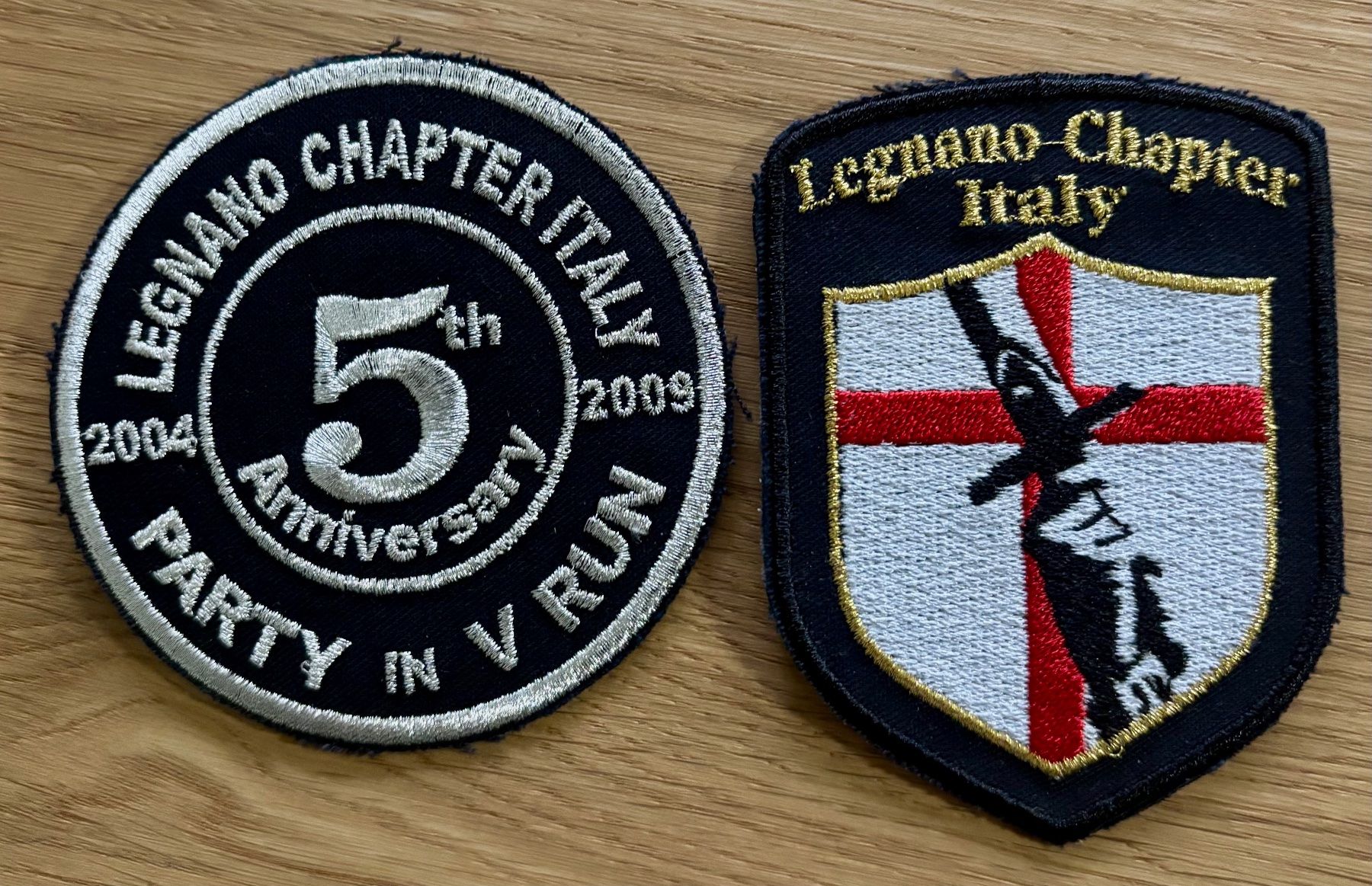 Harley-Davidson Patches: 2 écussons Legnano Chapter Italy – Neu (gemäss Beschreibung) aus Losone von courrier