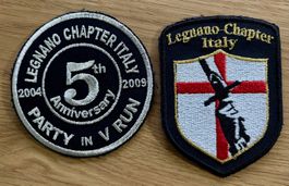 2 écussons Legnano Chapter Italy