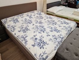 Tagesdecke/Überwurf! Blau -weiss