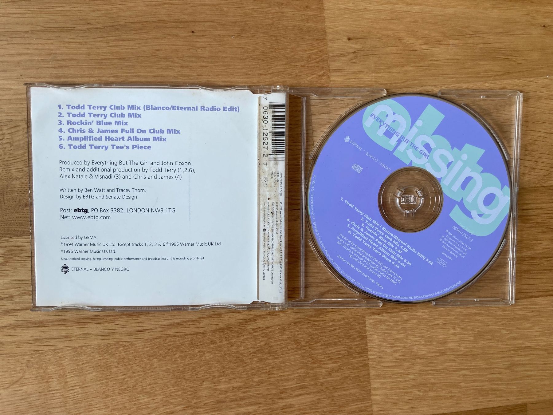 CD: Everything But The Girl - Missing CD Single – Usato da Basel venduto da elocin4791 1
