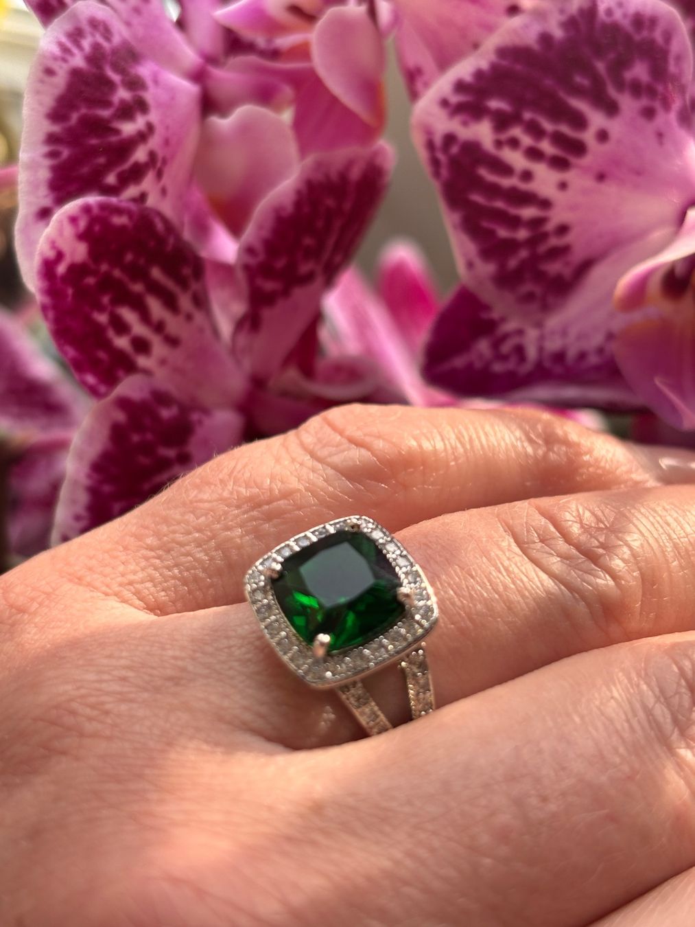 Anelli: Bague élégante émeraude ✨ – Nuovo (secondo la descrizione) da Lausanne venduto da mel2dreams 1