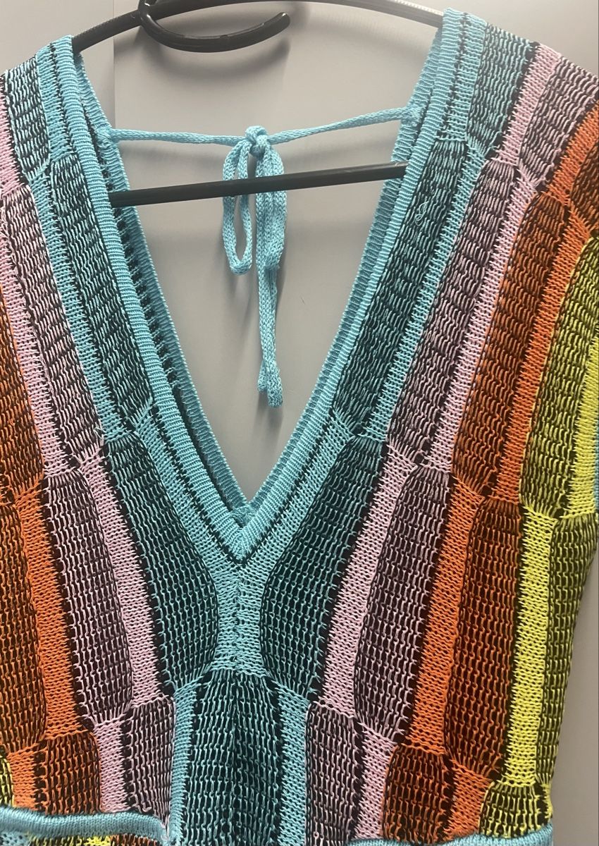 Vestiti: Kleid V-Ausschnitt Lang Sommerkleid – Nuovo e nell'imballaggio originale da Au ZH venduto da Jaggy4 3