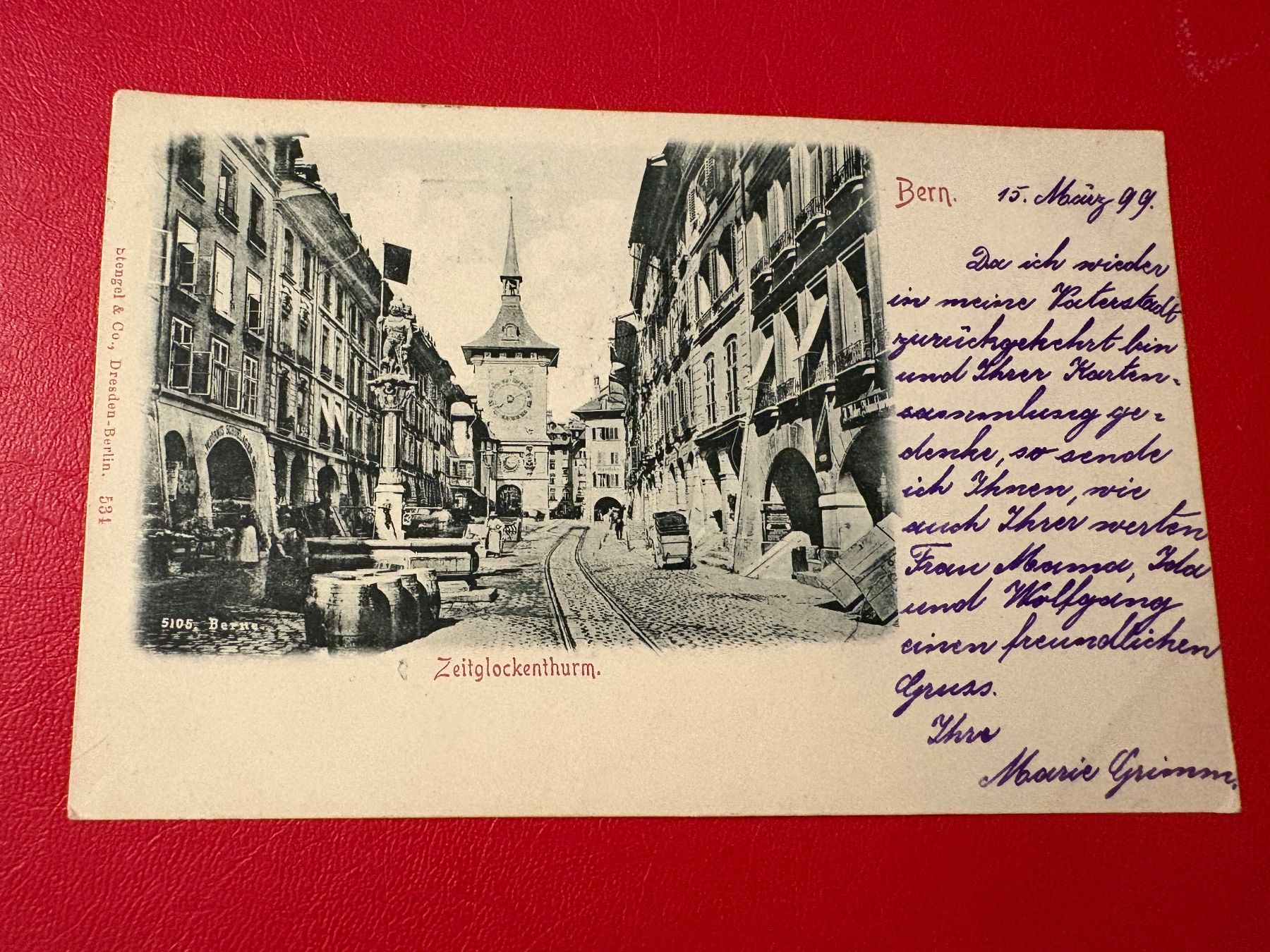 Cartoline postali: 1899 // Bern Zeitglockenturm – Usato da St-Légier-La Chiésaz venduto da Theo005
