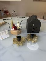 Weihnachtsdekoration Set 4-teilig neu mit LED Beleuchtung