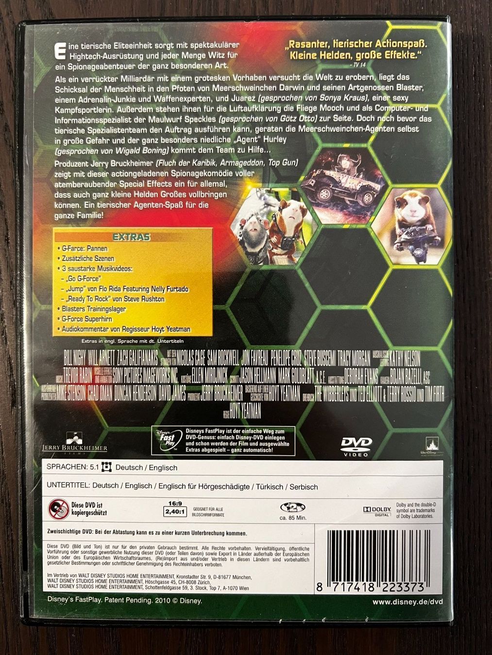 Tutti i DVDs: G-Force - Agenten mit Biss – Usato da Zürich venduto da FilmFreunde 1