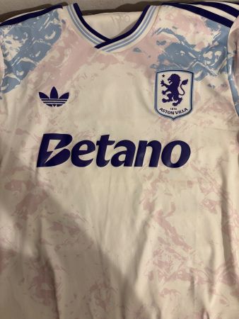 Maillot Aston Villa Third  25/26 Size L Patch Premier League