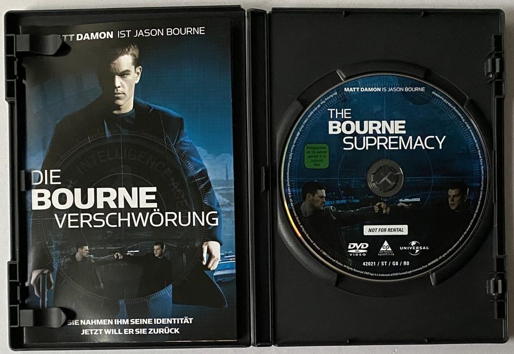 Tutti i DVDs: Die Bourne Verschwörung – Usato da Flums venduto da Asquillo 2