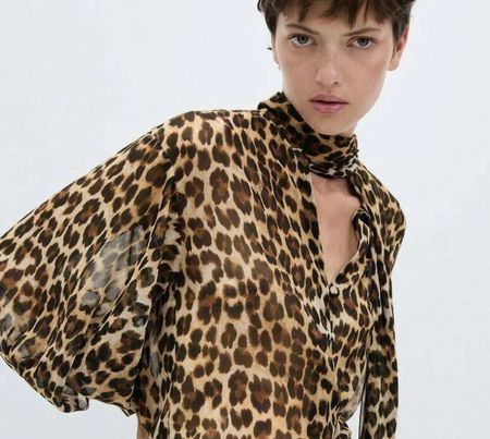 🤩MANGO LEO BLUSE BEIGE NEU & D&G P.