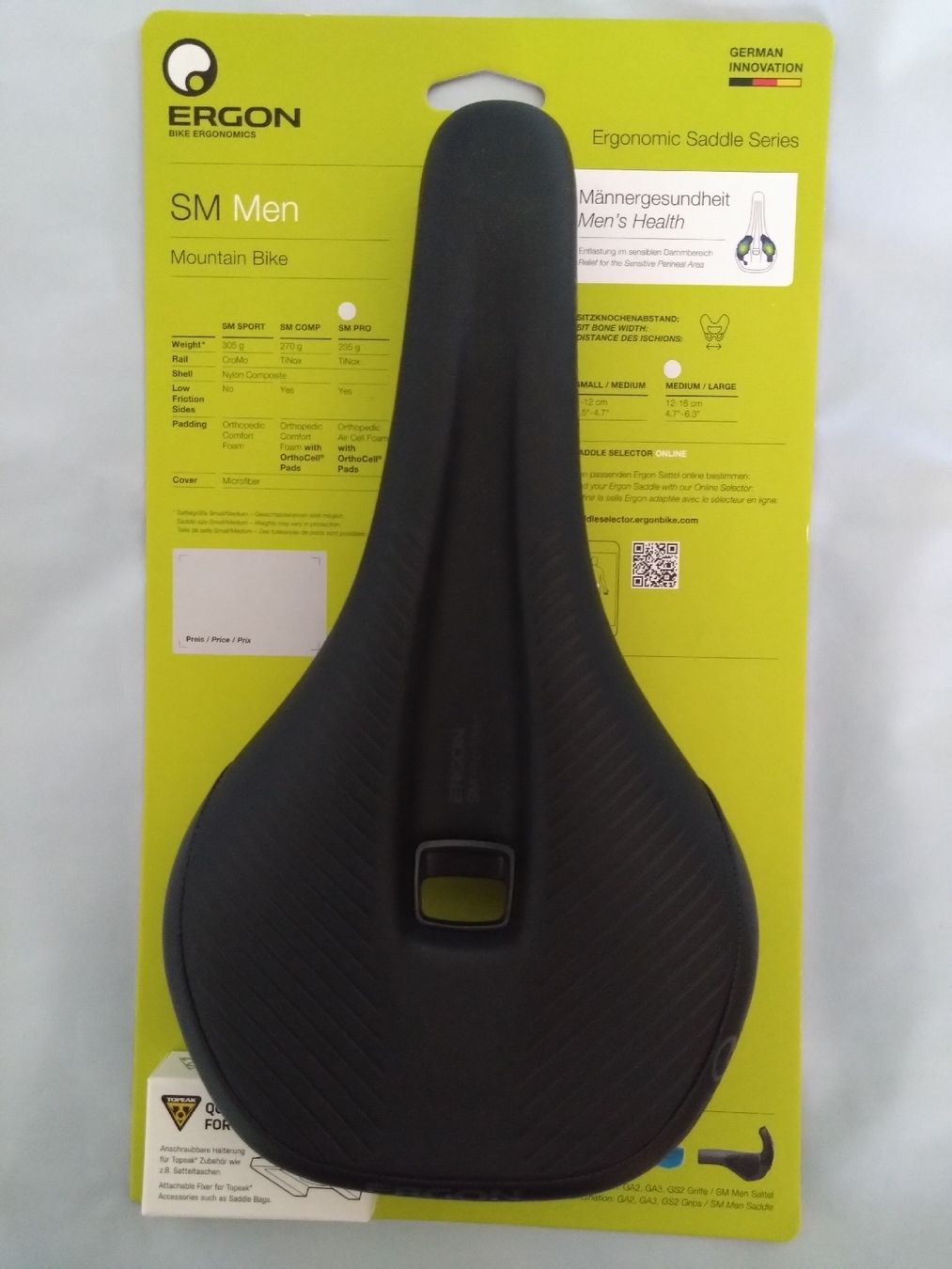 Ergon Pezzi di ricambio: Ergon SM Men Pro fabrikneu – Nuovo e nell'imballaggio originale da Killwangen venduto da devils_ransom
