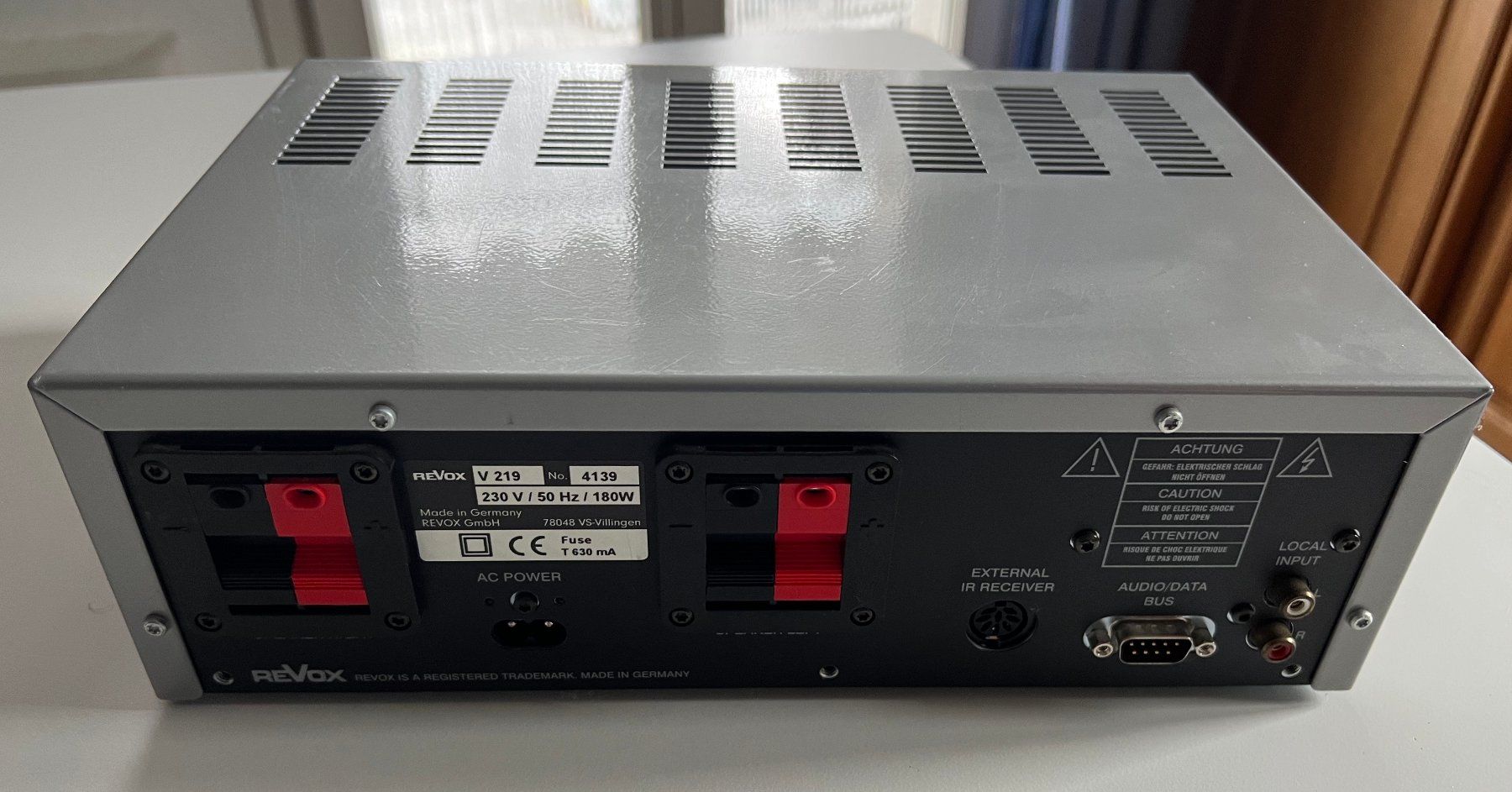 Revox Amplificatori: Revox V 219 Multiroom Verstaerker, Silber – Usato da Bazenheid venduto da Ruediloosli 1