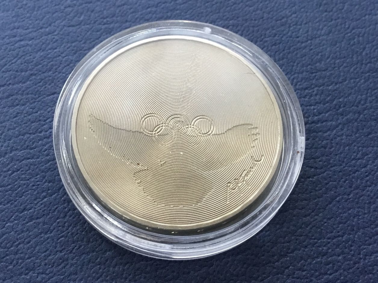 Tutti le monete: ** 5 Franken Olimpiade Bewegung 1988 – Usato da St. Margrethen SG venduto da alfapeugeot10 2