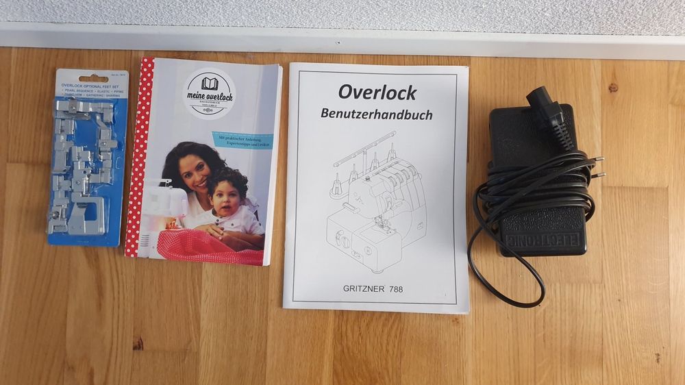 Gritzner 788 Overlock Nähmaschine Mit LED-Beleuchtung + 5 Sonderfüßen + Buch – Vom Fachhandel