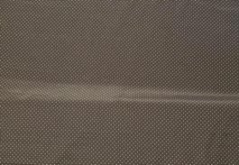 Tissu coton noir imprimé pois