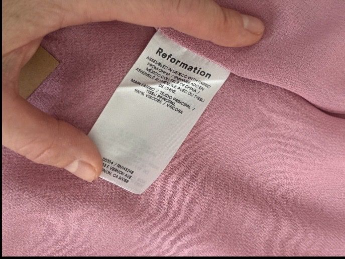 Reformation Vestiti:  Reformation Kleid aus 100 % Viskose – Nuovo (secondo la descrizione) da Olten venduto da amm_8hrx 3