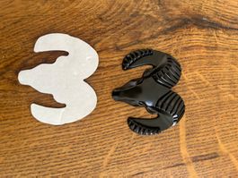 Dodge Ram Logo Schwarz matt Neu