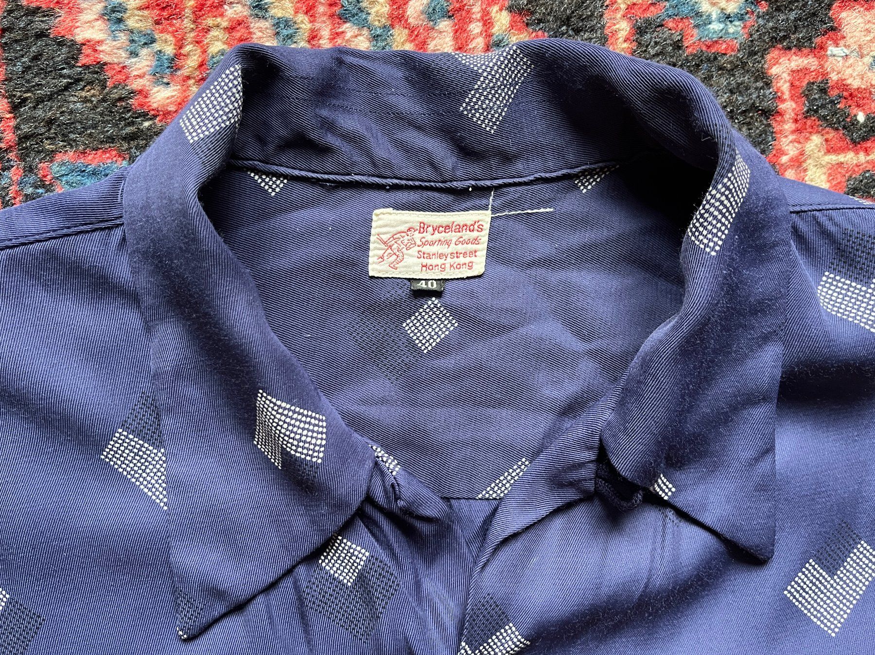 Camicie: Bryceland's Rayon Hemd, Grösse 40 – Usato da Zürich venduto da Adelmax 1