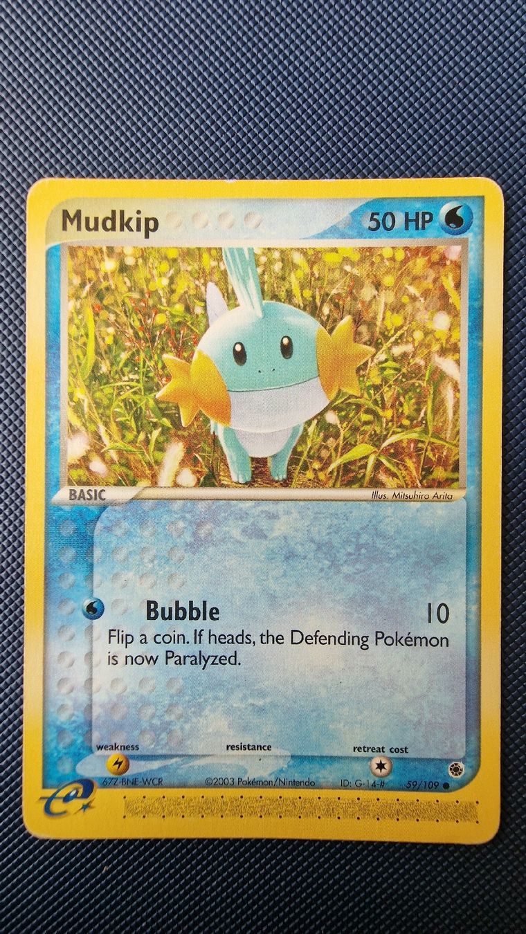 Pokémon Sammelbilder & Trading cards: Mudkip #59 – Pokémon Ruby & Sapphire – Gebraucht aus Veytaux von PocketMonster