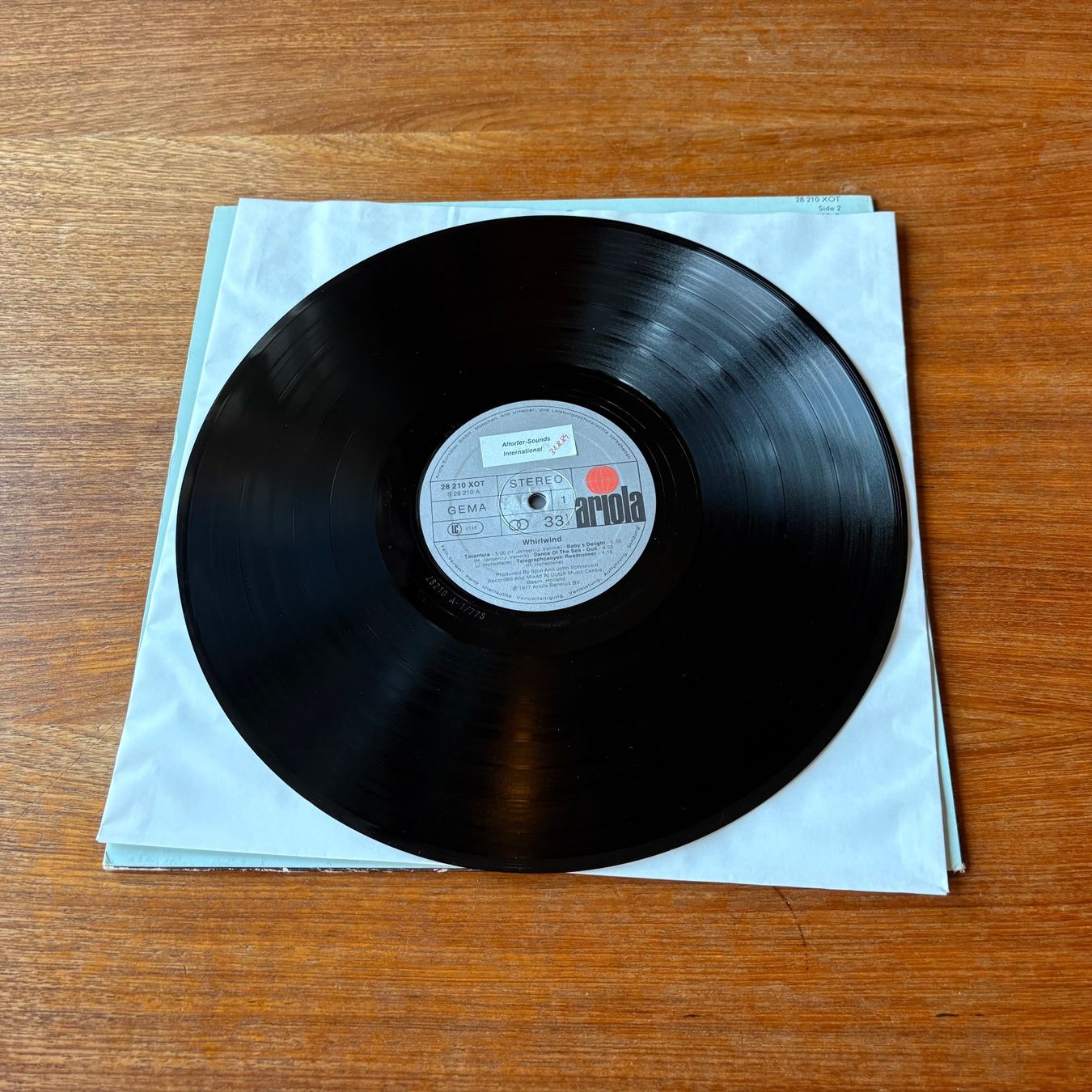 Schallplatten: Spin – Whirlwind – Gebraucht aus Zürich von gaal7 1