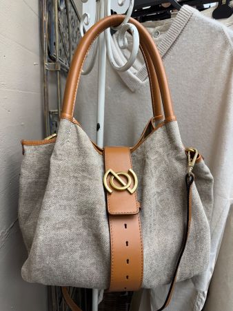 ✨ ZANELLATO Designer-Tasche – Luxus,Canvas&Leder–Top Zustand