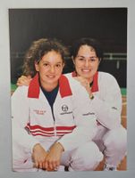 Fed Cup Karte Schweiz - Frankreich, Schnyder / Hingis 1998