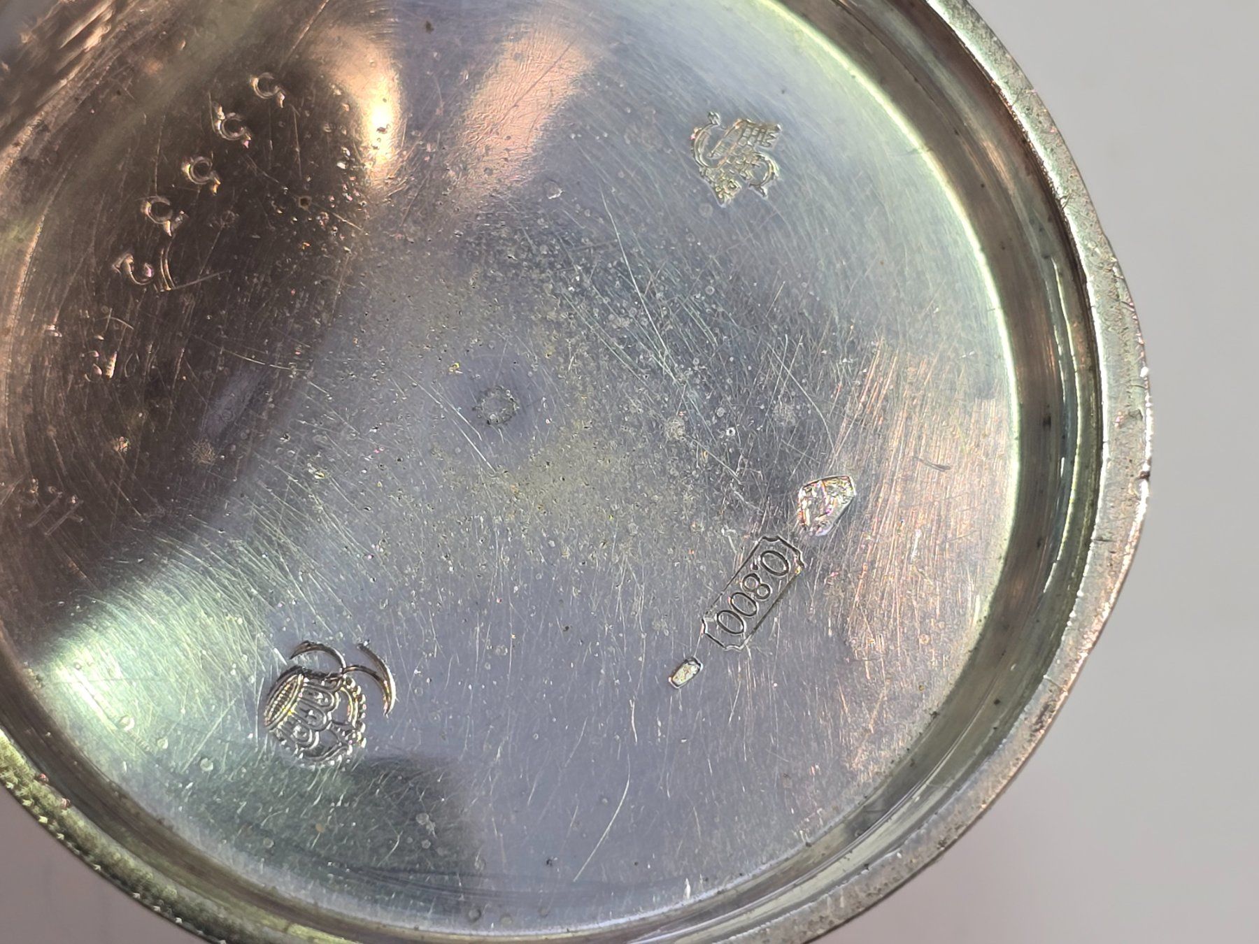Orologi: Schlüsseltaschenuhr Silber 0-800 – Usato da Ennetbürgen venduto da 50shafali53 2