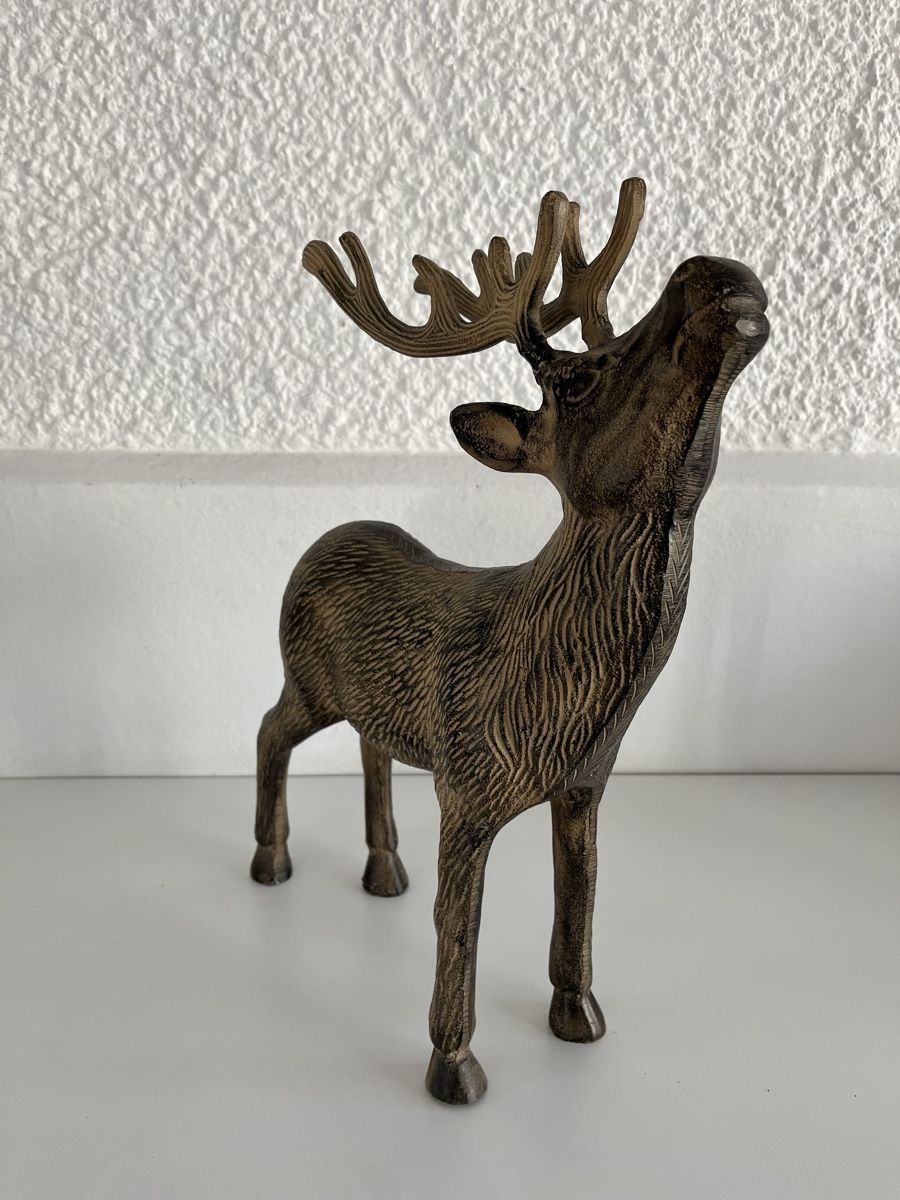 Sculture & Statue: grosser Hirsch aus Aluminium – Usato da Wetzikon ZH venduto da seli03 3