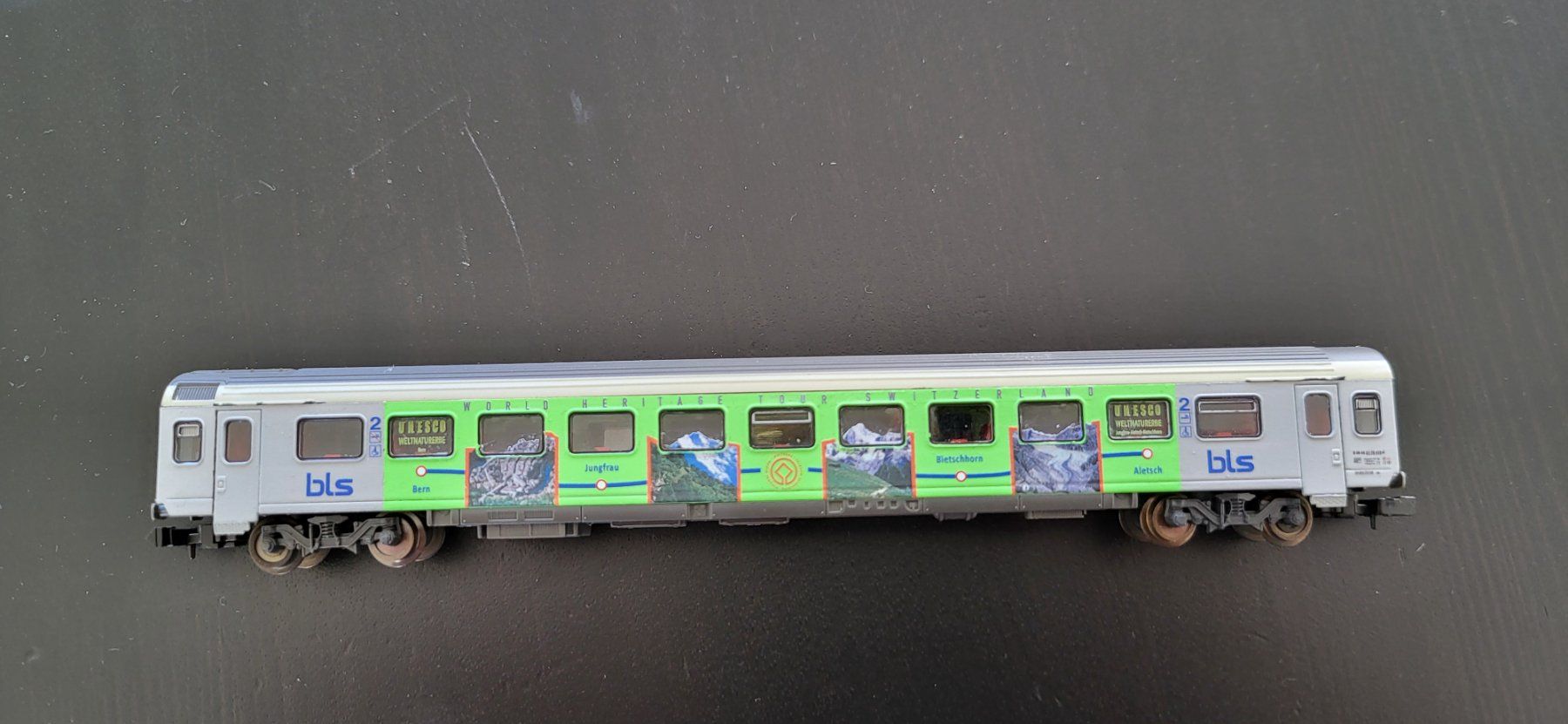 Modellini di ferrovie: Voiture BLS Unesco – Usato da Colombier NE venduto da Couscous12 1
