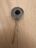 Grosse Haarklammer/ Haarnadel mit Stein