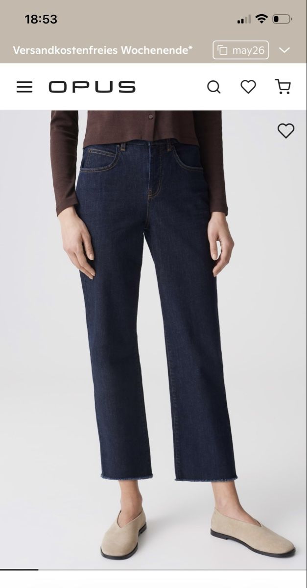Opus Jeans: Opus Momito Jeans, Wide Cropped, Gr. 40 – Usato da Oberwil BL venduto da another-day-of-sun 6