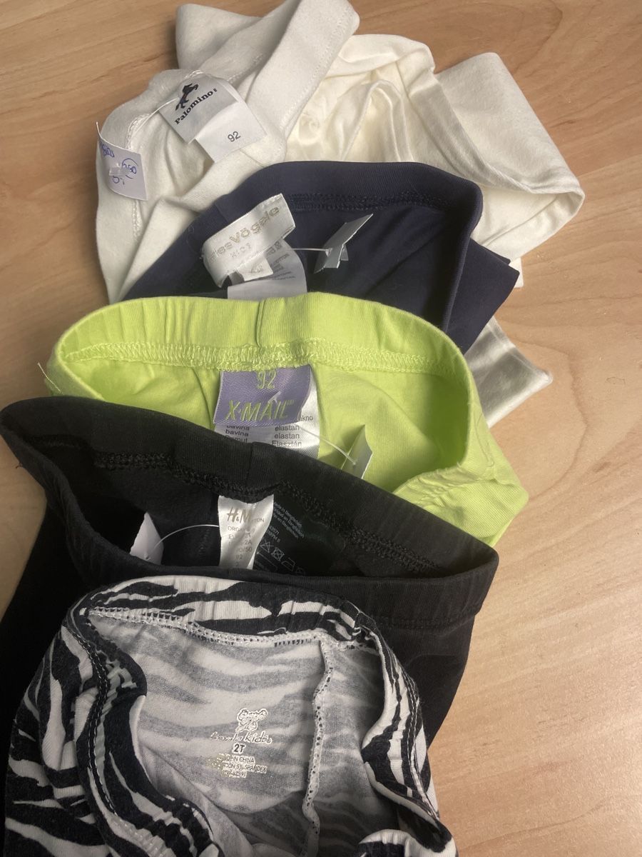 Pantaloni: 5 Leggins Gr. 92 H&M, Chicco etc. - Frühling – Usato da Obergerlafingen venduto da cabo4 1