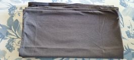 2×NOVITESSE Jersey Kissenbezug 40x80 cm dunkelgrau neu