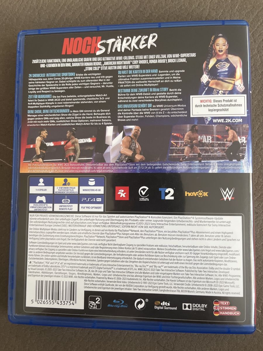 WWE Giochi: WWE2K23 - PS4/PS5 – Nuovo e nell'imballaggio originale da Safenwil venduto da dabis 2