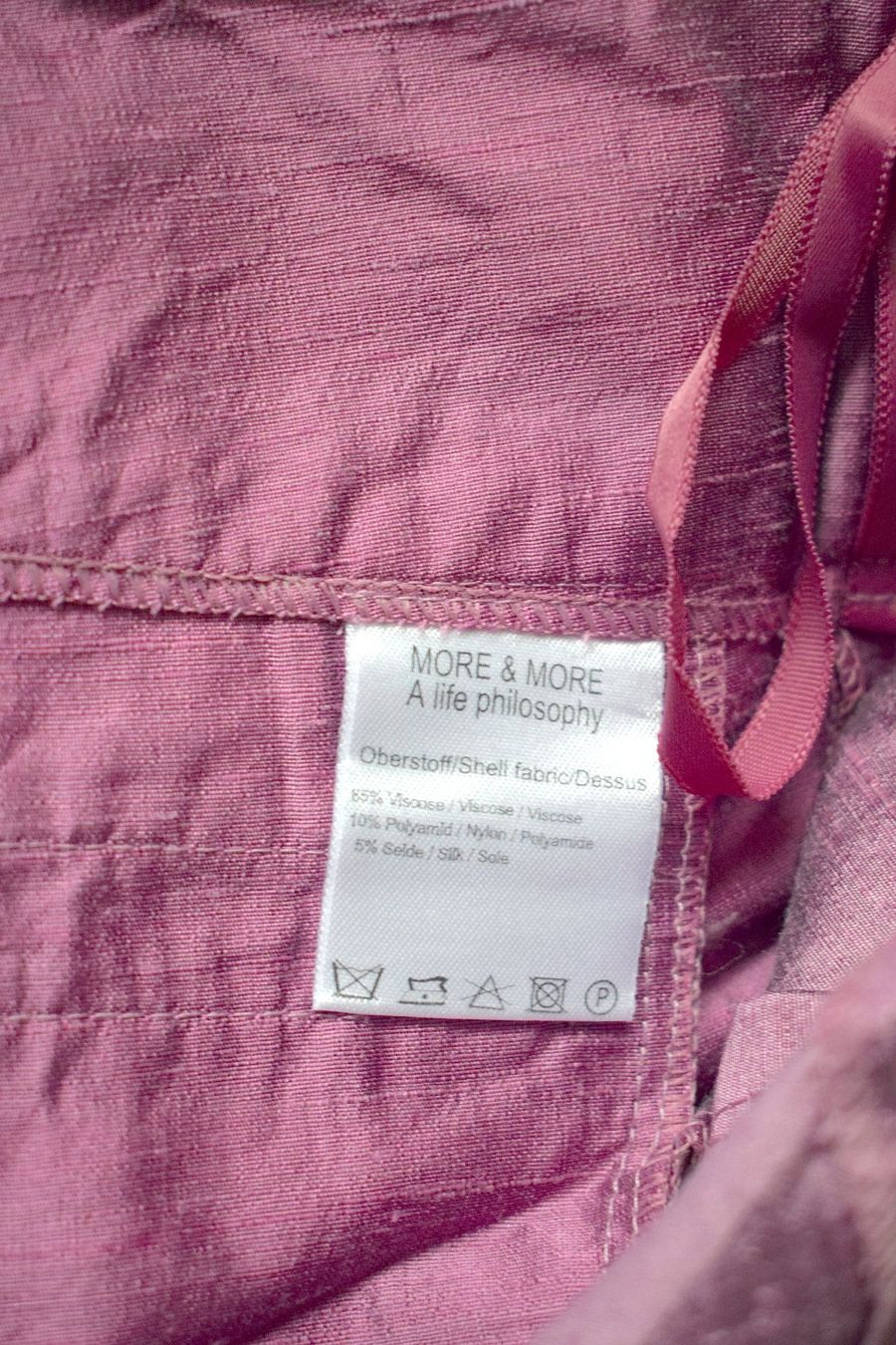 More & More Pantaloni: MORE & MORE Gr. 34 Rohseide Sommerhose – Usato da Dulliken venduto da ichwettichhett 9
