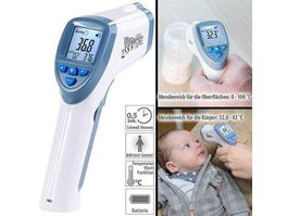 2in1 Infrarot-Stirn- und Oberflächen-Thermometer