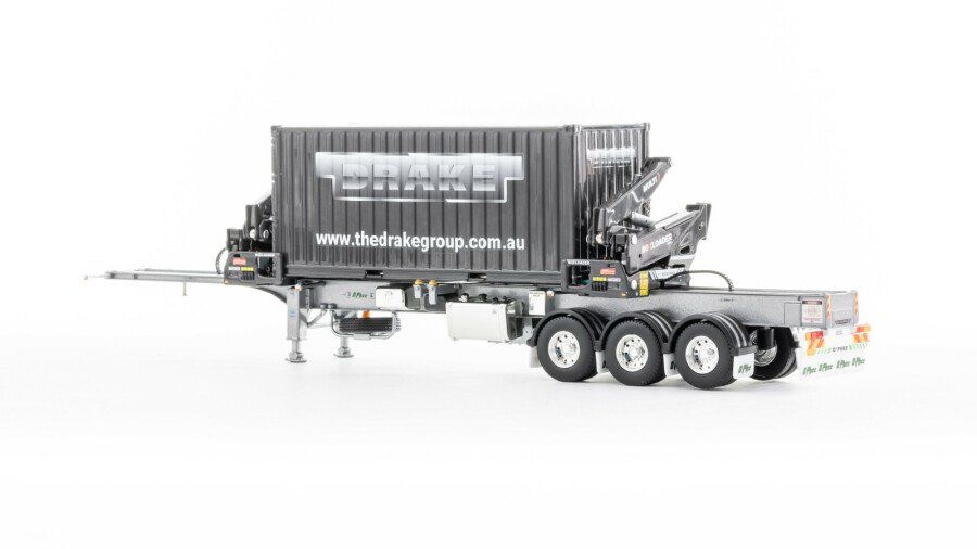 WSI Models Kit di modellismo & Modellini statici: WSI/Drake; BOXLOADER CORPORATE LIVERY + 20FT DRAKE CONTAINER – Nuovo (secondo la descrizione) da Dagmersellen venduto da FBM-Bacheli 1