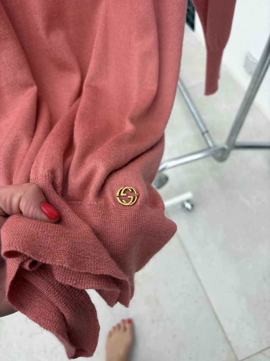 Gucci Maglioni & Felpe: Gucci Pullover Gr. XS -M Damen Koralle Feinstrick  – Nuovo (secondo la descrizione) da Hinterkappelen venduto da AlexBaumann80 2