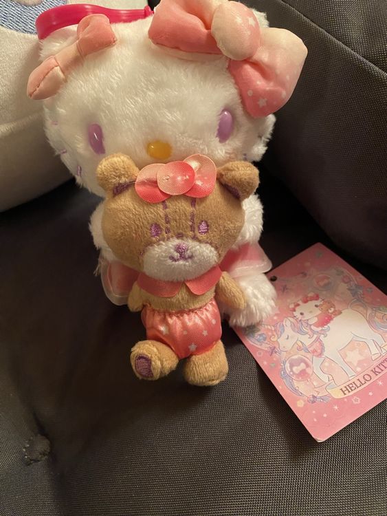 Hello Kitty kleine Plüsch Figur mit Teddy (Gebraucht) in Thun für CHF ...